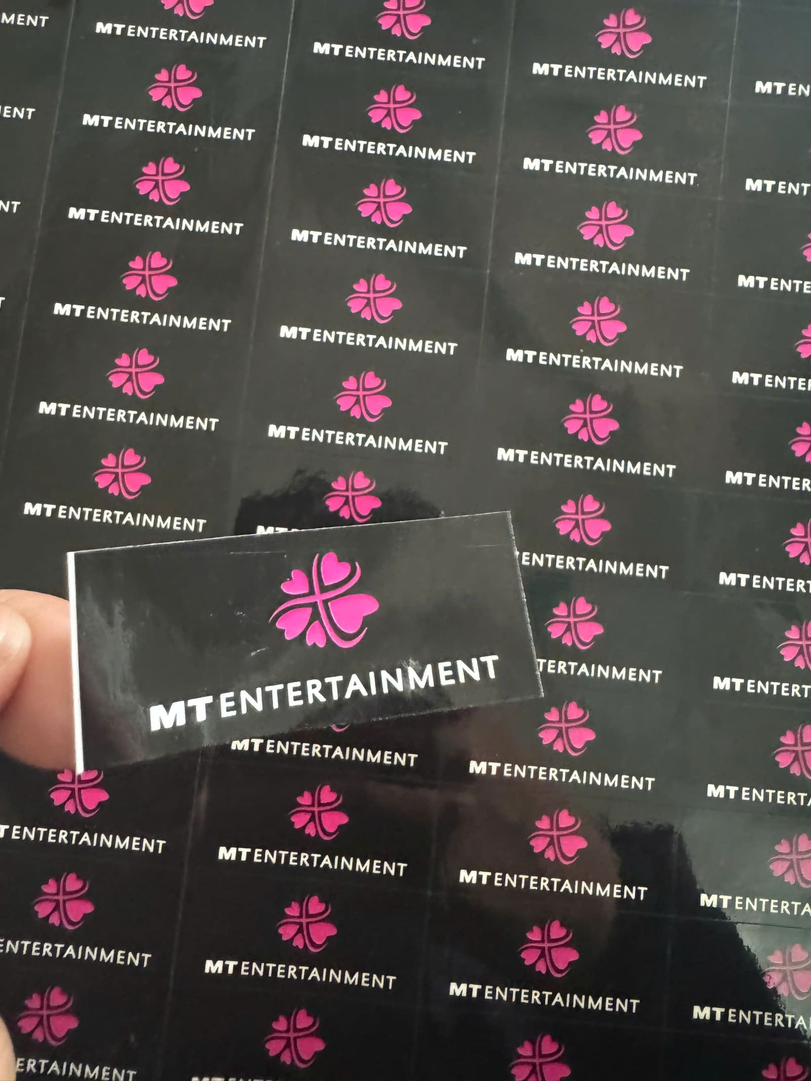 In decal nhựa trong suốt